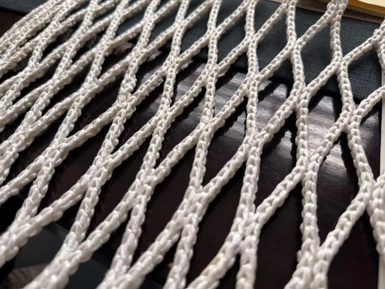 Close-up of MAISHI Knotless Drone Net with high-strength weave